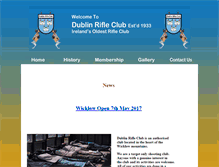 Tablet Screenshot of dublinrifleclub.com